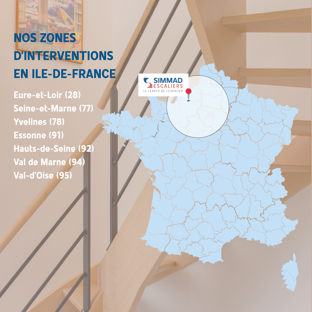 zones d'interventions SIMMAD en Ile de France