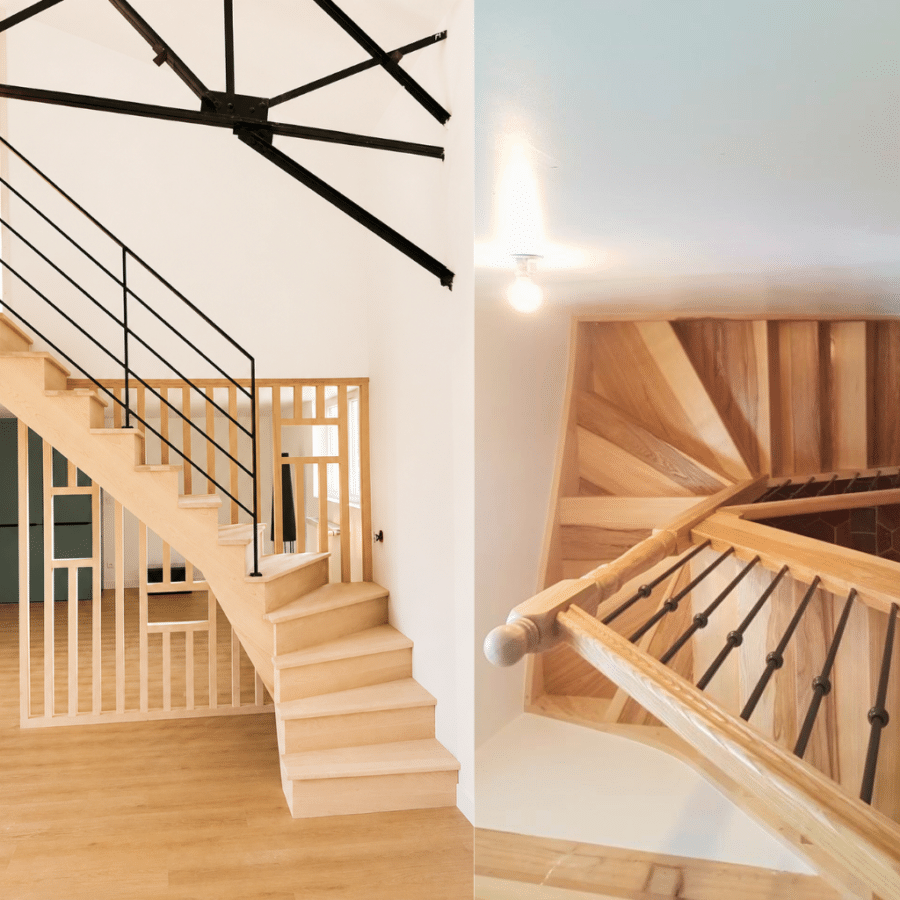 Escalier quart tournant ou double quart tournant : comment choisir ?